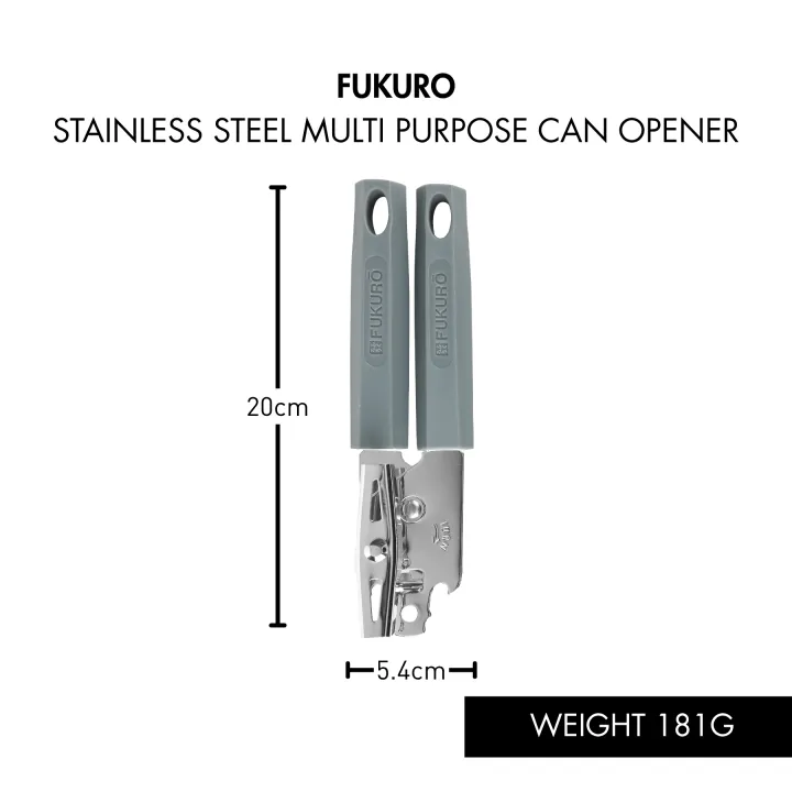 Fukuro Stainless Steel Multi Purpose Can Opener / Stainless Steel Opener Kitchen Utensils